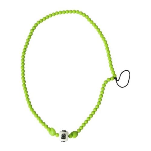 Groene kralenketting met logohanger Dolce & Gabbana , Green , Dames