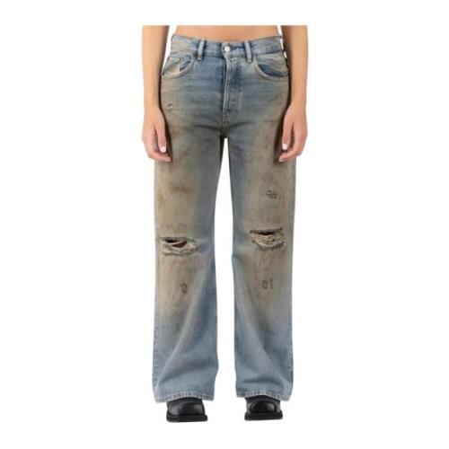 Blauwe Denim Jeans Acne Studios , Blue , Dames