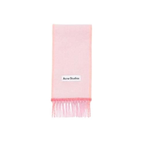 Roze Wol Mohair Sjaal Acne Studios , Pink , Dames