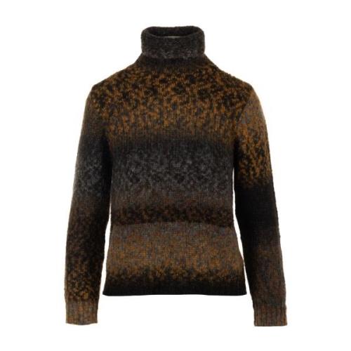 Bruine Sweater Dolcevita Stijl Kangra , Brown , Dames