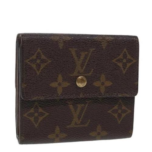 Pre-owned Canvas wallets Louis Vuitton Vintage , Brown , Dames