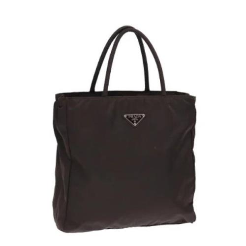 Pre-owned Nylon prada-bags Prada Vintage , Brown , Dames