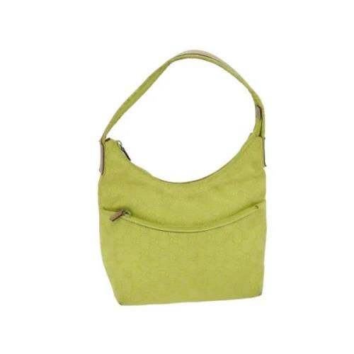 Pre-owned Canvas gucci-bags Gucci Vintage , Yellow , Dames