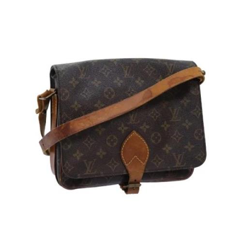 Pre-owned Canvas louis-vuitton-bags Louis Vuitton Vintage , Brown , Da...