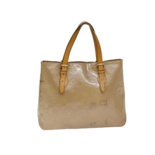 Pre-owned Leather louis-vuitton-bags Louis Vuitton Vintage , Beige , D...