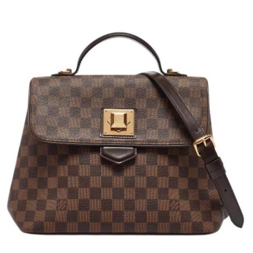 Pre-owned Leather handbags Louis Vuitton Vintage , Brown , Dames