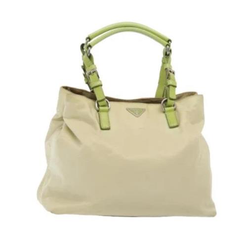 Pre-owned Nylon prada-bags Prada Vintage , Beige , Dames