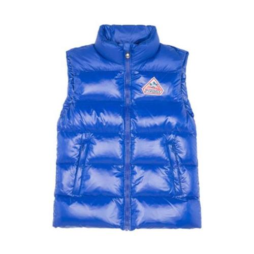 Mouwloos vest met hoge hals en rits Pyrenex , Blue , Heren