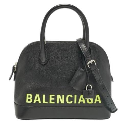 Pre-owned Leather balenciaga-bags Balenciaga Vintage , Black , Dames