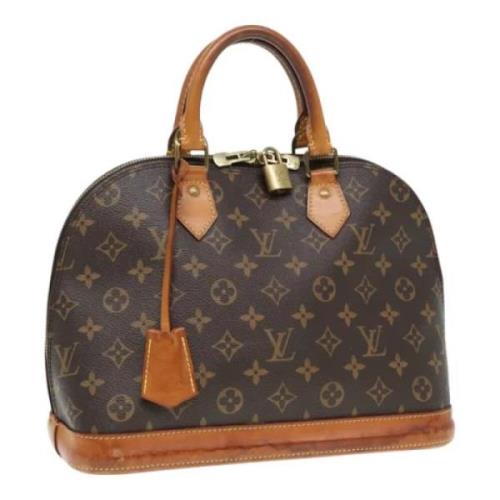 Pre-owned Canvas handbags Louis Vuitton Vintage , Brown , Dames