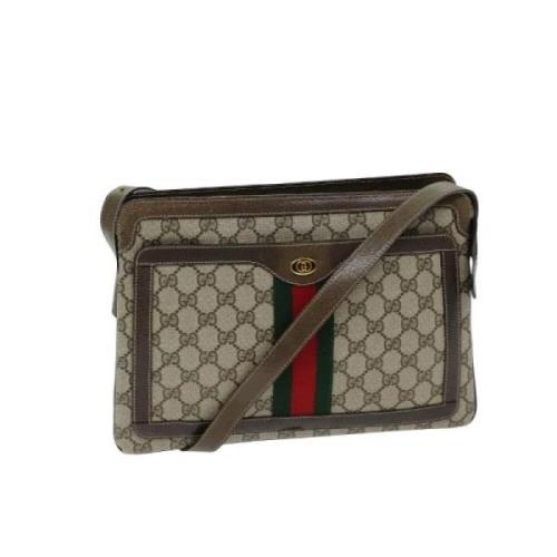 Pre-owned Fabric gucci-bags Gucci Vintage , Beige , Dames