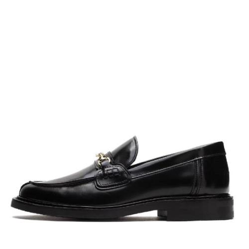 Zwarte Polido Loafer Schoenen Filling Pieces , Black , Heren