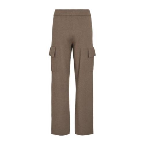 Cargo Jogger Broek voor Vrouwen Vila , Brown , Dames