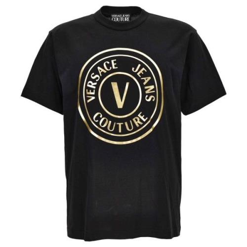 T-shirts en Polos Versace Jeans Couture , Black , Heren