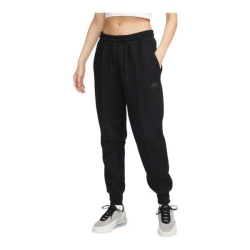 Dames Fleece Tech Broek Nike , Black , Dames