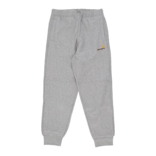 Script Jogging Sweatpants Grijs Heather Carhartt Wip , Gray , Heren