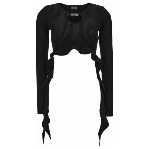 Top Versace Jeans Couture , Black , Dames