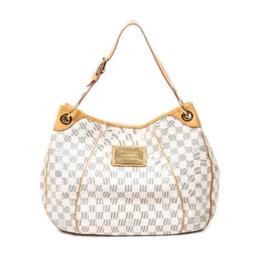 Pre-owned Coated canvas shoulder-bags Louis Vuitton Vintage , White , ...