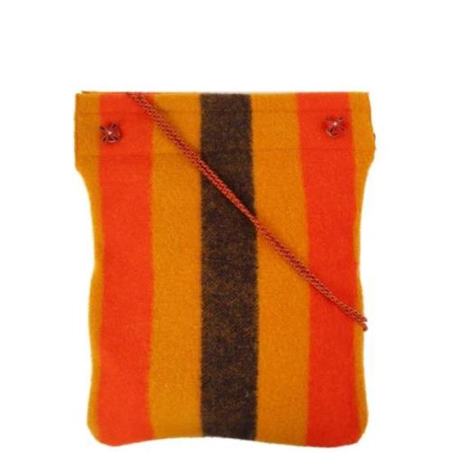 Pre-owned Canvas crossbody-bags Hermès Vintage , Yellow , Dames