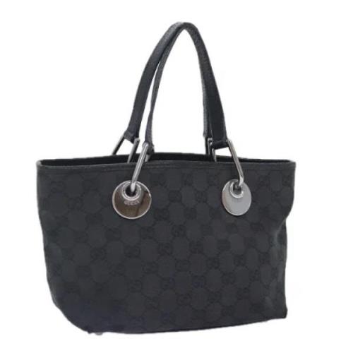 Pre-owned Canvas handbags Gucci Vintage , Black , Dames