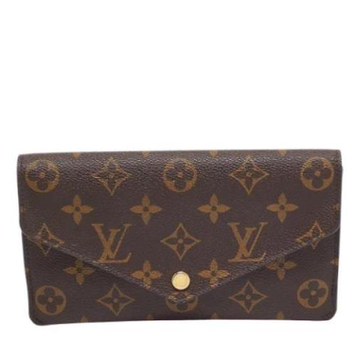 Pre-owned Canvas wallets Louis Vuitton Vintage , Brown , Dames