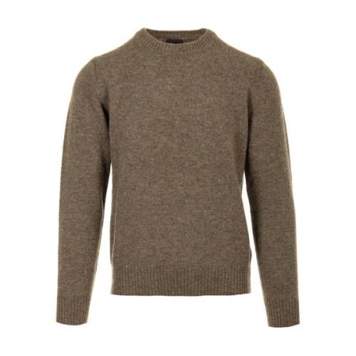 Beige Sweater Shetland Stijl Bl'ker , Beige , Heren