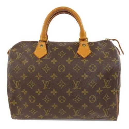 Pre-owned Canvas handbags Louis Vuitton Vintage , Brown , Dames