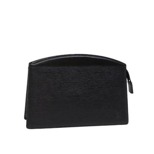 Pre-owned Leather louis-vuitton-bags Louis Vuitton Vintage , Black , D...