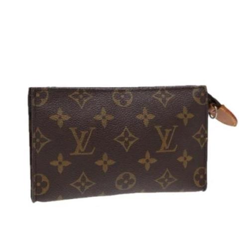 Pre-owned Canvas pouches Louis Vuitton Vintage , Brown , Dames