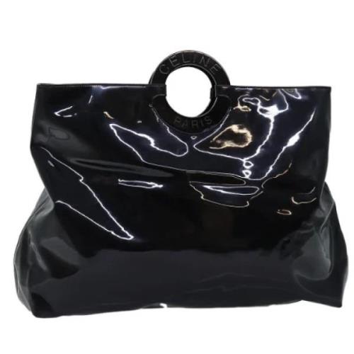 Pre-owned Leather handbags Celine Vintage , Black , Dames