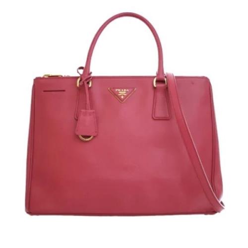 Pre-owned Leather prada-bags Prada Vintage , Pink , Dames