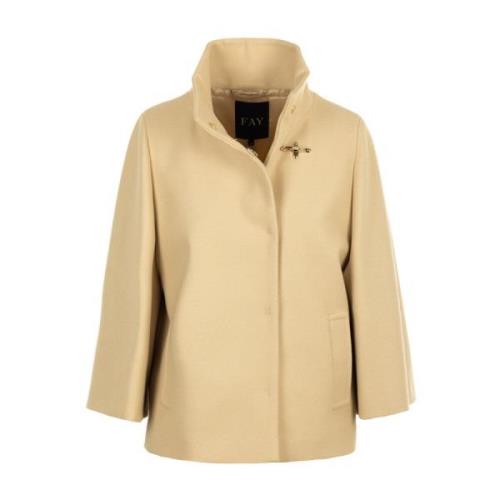 Beige Jassen Capospalla Fay , Beige , Dames