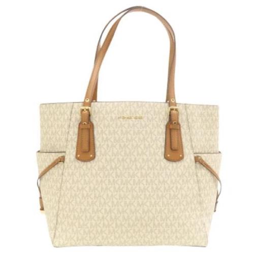 Pre-owned Canvas totes Michael Kors Pre-owned , Beige , Dames