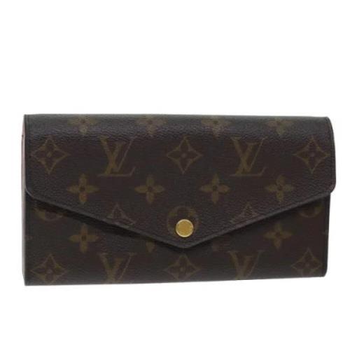 Pre-owned Canvas wallets Louis Vuitton Vintage , Brown , Dames