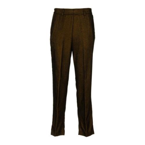 Stijlvolle Groene Broek Momoni , Brown , Dames