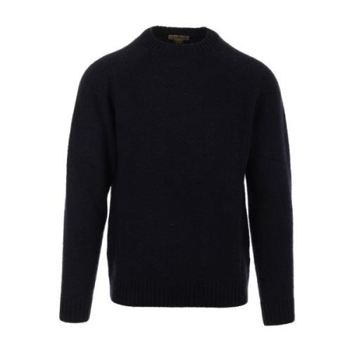 Blauwe Crew Neck Jumper Sweater Irish Crone , Blue , Heren