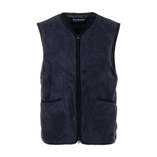 Blauwe Fleece Vest Barbour , Blue , Heren