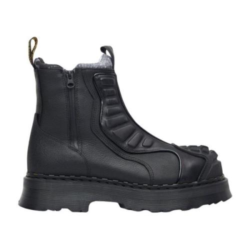 Gepaneerde Ritslaarzen Dr. Martens , Black , Heren