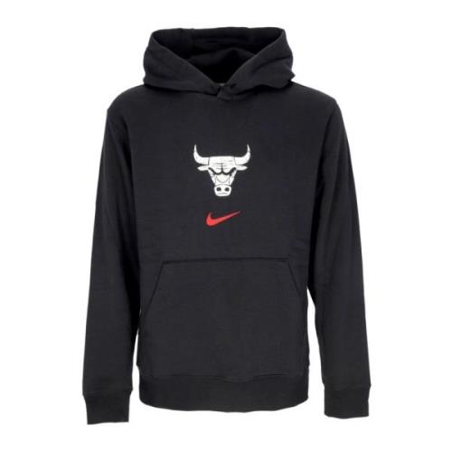 Chicago Bulls City Edition Hoodie Nike , Black , Heren