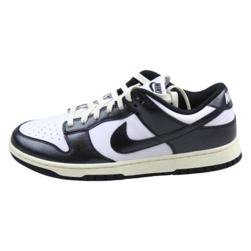 Vintage Panda Dunk Low Premium Sneakers Nike , Black , Heren