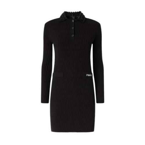 Elegante Jurk voor Vrouwen Pinko , Black , Dames