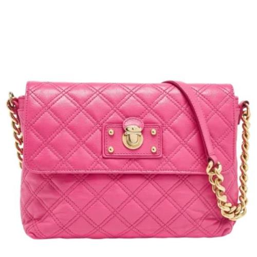 Pre-owned Leather shoulder-bags Marc Jacobs Pre-owned , Pink , Dames