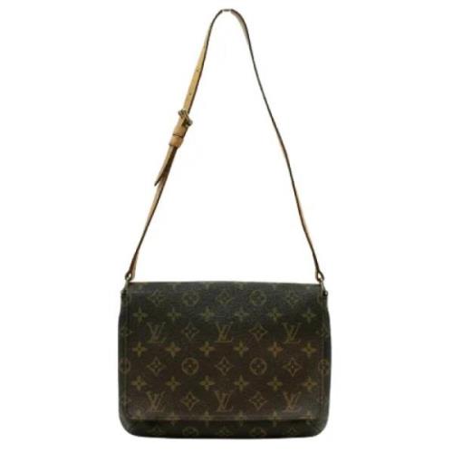 Pre-owned Canvas shoulder-bags Louis Vuitton Vintage , Brown , Dames