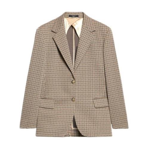 Jacquard jersey blazer, stijlvol en elegant Max Mara Weekend , Multico...