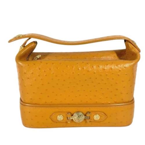 Pre-owned Fabric handbags Versace Pre-owned , Orange , Dames