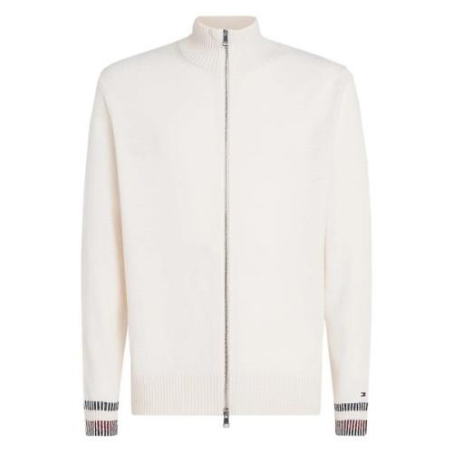 Ivoor Wolmix Rits Door Jas Tommy Hilfiger , White , Heren