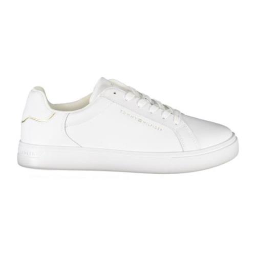 Sportieve witte vetersneakers met contrastdetails Tommy Hilfiger , Whi...