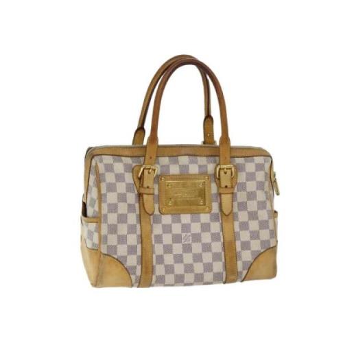 Pre-owned Canvas handbags Louis Vuitton Vintage , Beige , Dames