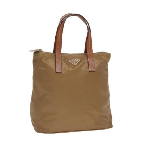 Pre-owned Nylon prada-bags Prada Vintage , Beige , Dames