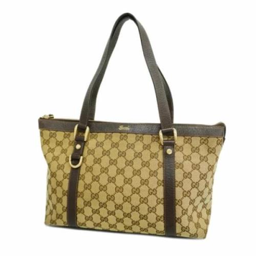 Pre-owned Canvas gucci-bags Gucci Vintage , Brown , Dames